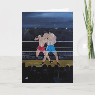 Cartão A Pintura Os Boxeadores por Alfred Fox