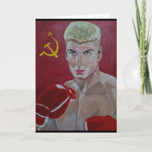 Cartão A pintura russa de Alfred Fox