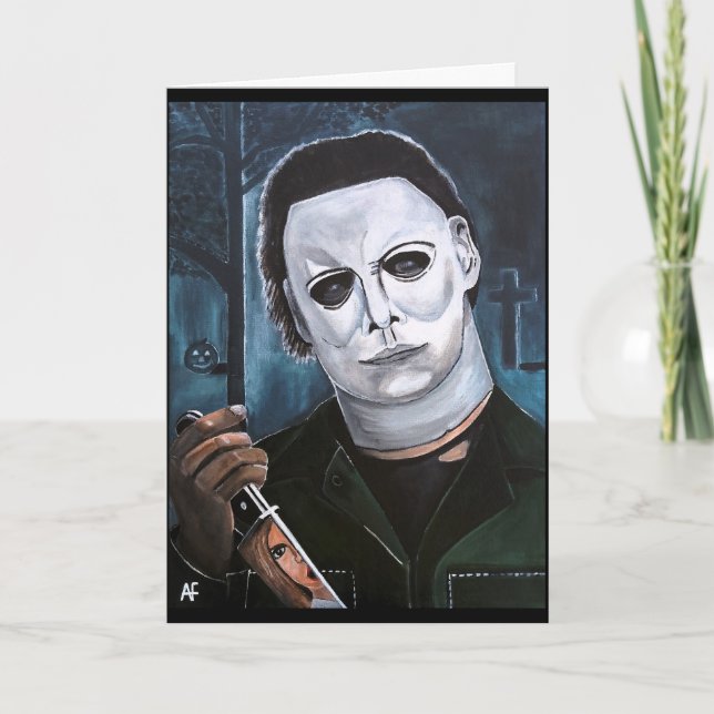 Cartão A Pintura The Shape por Alfred Fox (Frente)