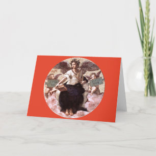 Cartão A POESIA Alegória Fresco de Raffaello Sanzio, Verm