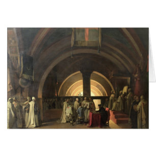 Cartão A posse de Jacques de Molay