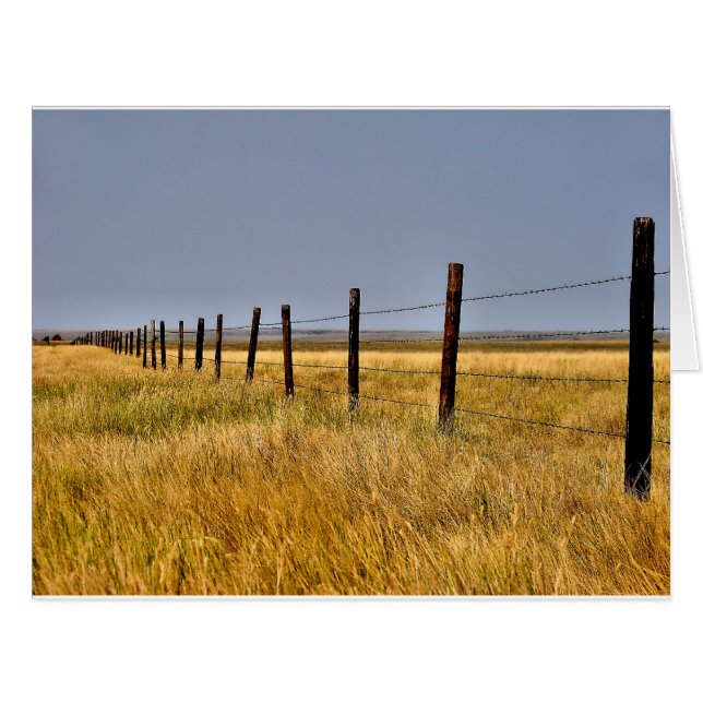 Cartão A Prairie Mile (Frente horizontal)