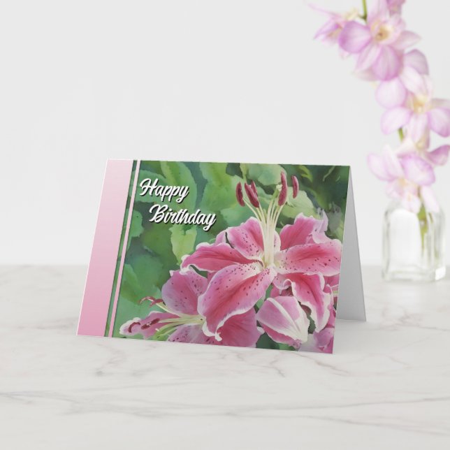 Cartão A Prayer for You on Your Birthday - Card (Orquídea)