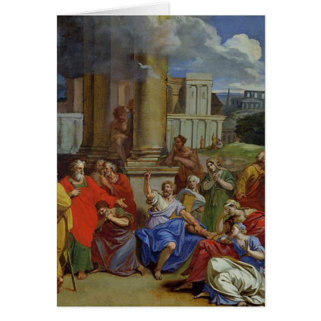 Cartão A predição de Agabus do profeta (Frente)