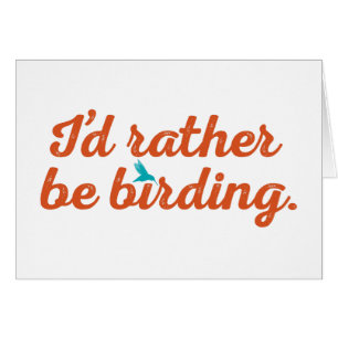 Cartão A preferencialmente seja Birding