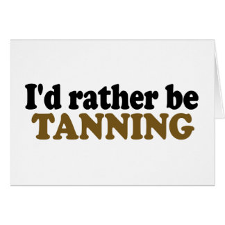 Cartão A preferencialmente Tanning