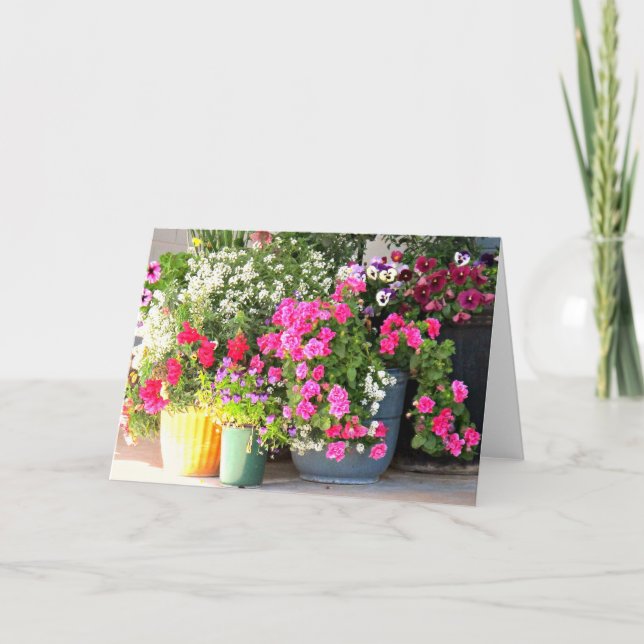 Cartão A Primavera Chegou! (Frente)