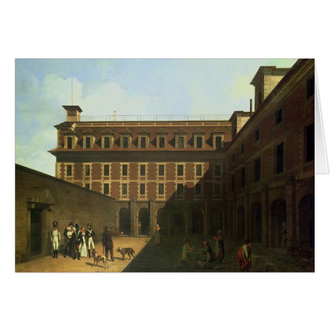 Cartão A Prisão de Madelonnettes (Frente Horizontal)