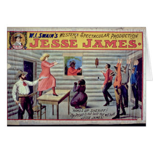 Cartão 'A prisão não é construída que guardarará Jesse