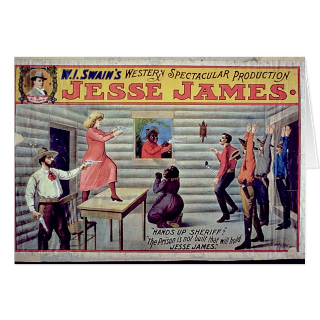 Cartão 'A prisão não é construída que guardarará Jesse (Frente Horizontal)