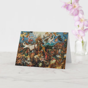 Cartão A Queda dos Anjos Rebeldes   Pieter Bruegel, o Vel