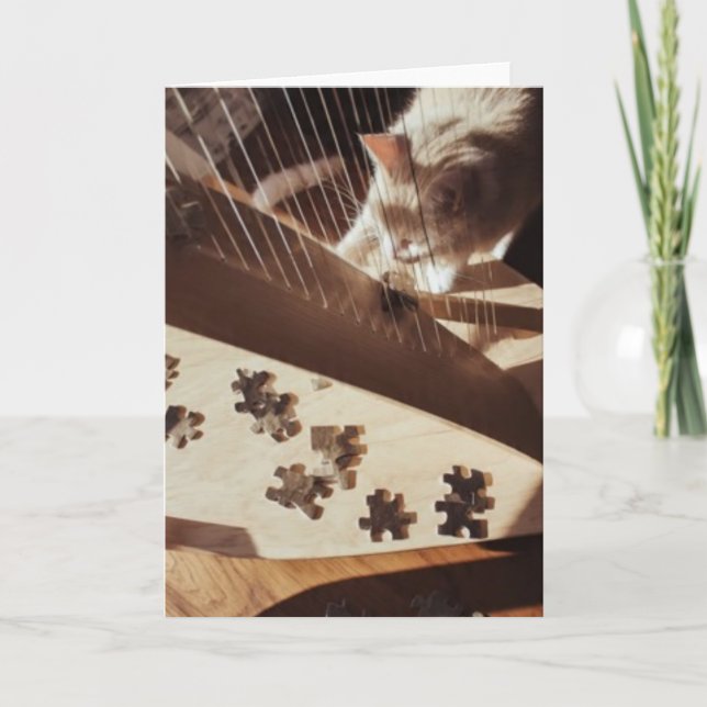 Cartão A Quiet Note Between Strings (Frente)