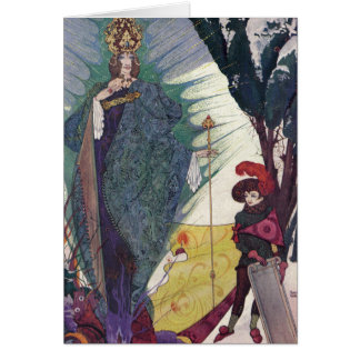 Cartão A rainha 1 da neve