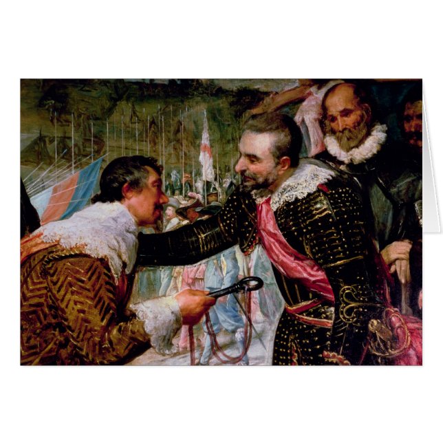 Cartão A rendição de Breda (Frente Horizontal)