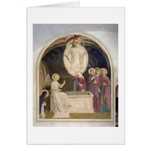 Cartão A ressurreição do cristo e das mulheres falsos em