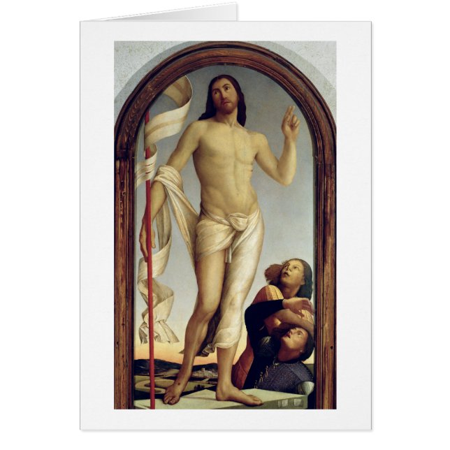 Cartão A ressurreição (painel) (Frente)