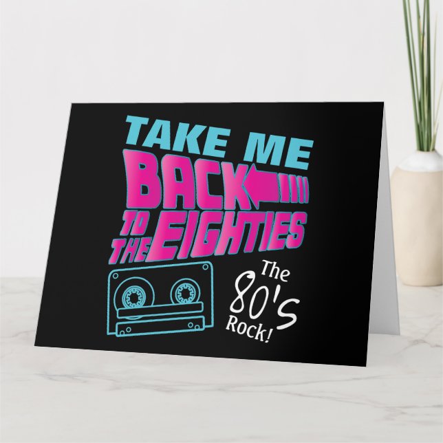 Cartão A rocha anos 80 (Frente)