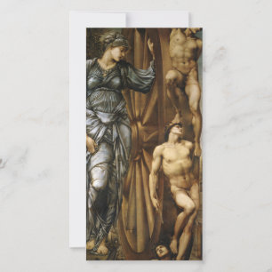 Cartão A Roda da Fortuna (por Edward Burne-Jones)
