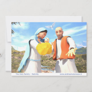 Cartão A Santa Família - Natividade