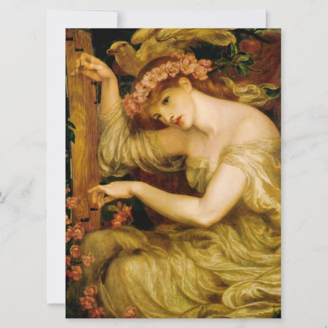 Cartão A Sea Spell (por Dante Gabriel Rossetti) (Frente)