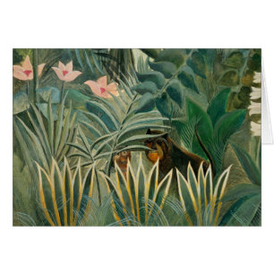 Cartão A Selva equatorial, 1909 (óleo em canvas)