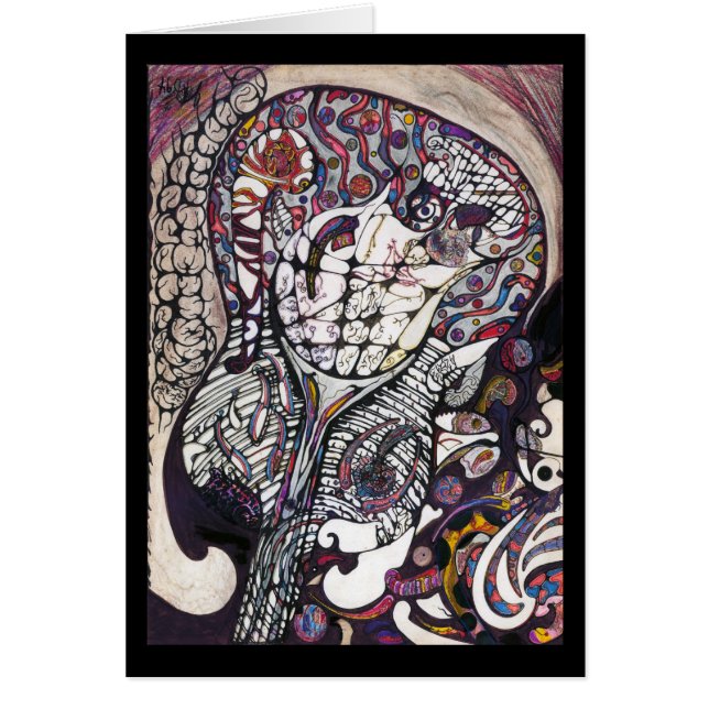 CARTÃO A SENHORA DE BOUFFONT (Frente)