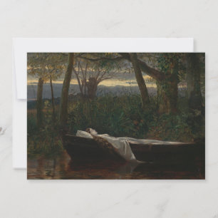 Cartão A Senhora de Shalott   Walter Crane