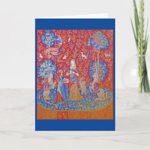 Cartão A Senhora e o Unicórnio / Cheiro