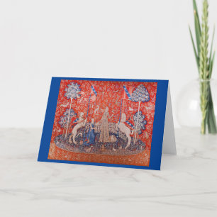 Cartão A Senhora e o Unicórnio / Sabor