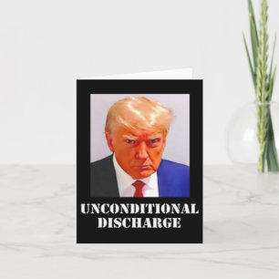 Cartão A Sentença De Trump Celebra O Disco Incondicional