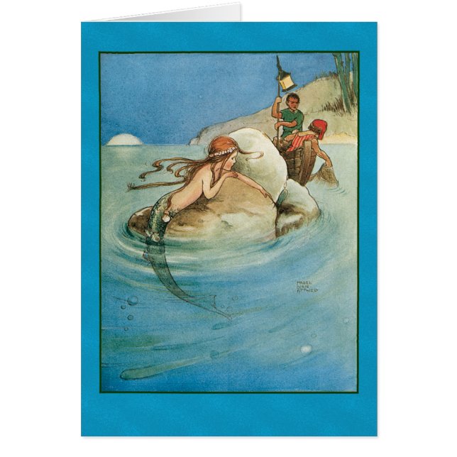 Cartão A sereia pequena (Frente)