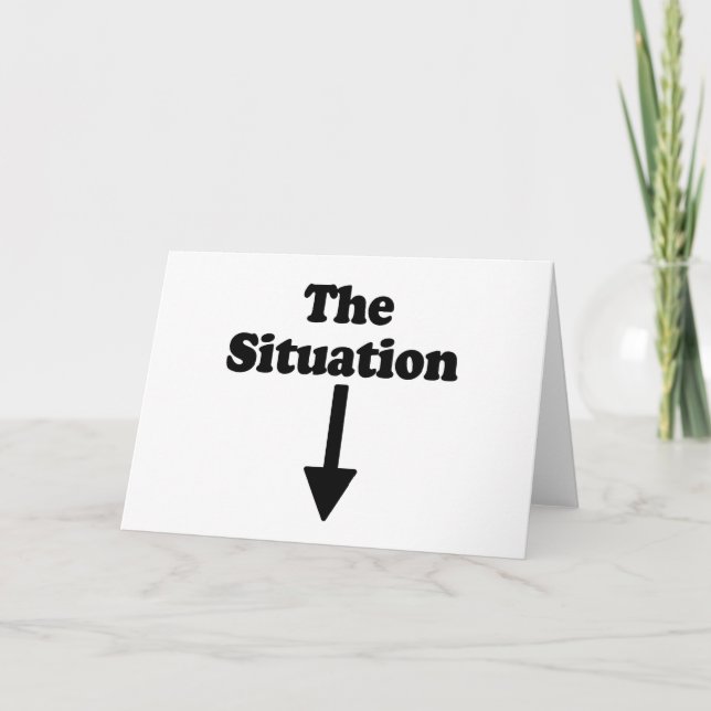 Cartão A situação (camisa elevadora) (Frente)