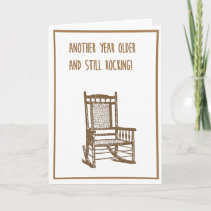 Cartão a slightly sarcastic birthday card