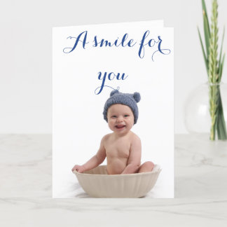 Cartão A smile for you...