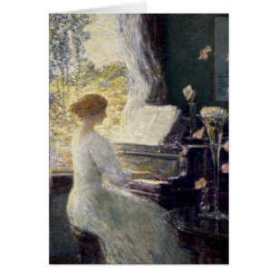 Cartão A Sonata de Frederick Childe Hassam
