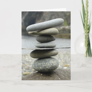 Cartão A Stack of Rocks Greeting Card