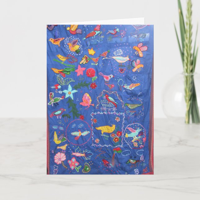 Cartão A Tapestry of Birds Greetings Card (Frente)