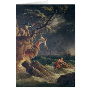 Cartão A tempestade, c.1762