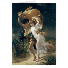 Cartão A Tempestade de Pierre Auguste Cot