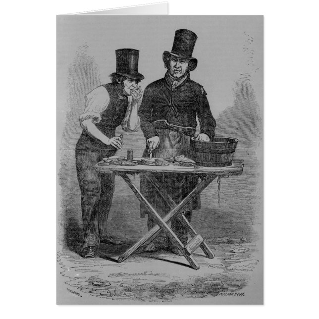 Cartão A tenda da ostra (Frente)