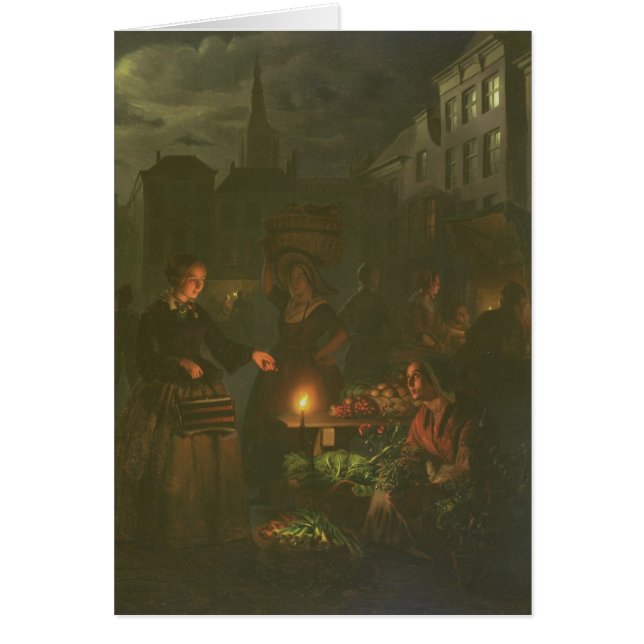 Cartão A tenda vegetal (Frente)