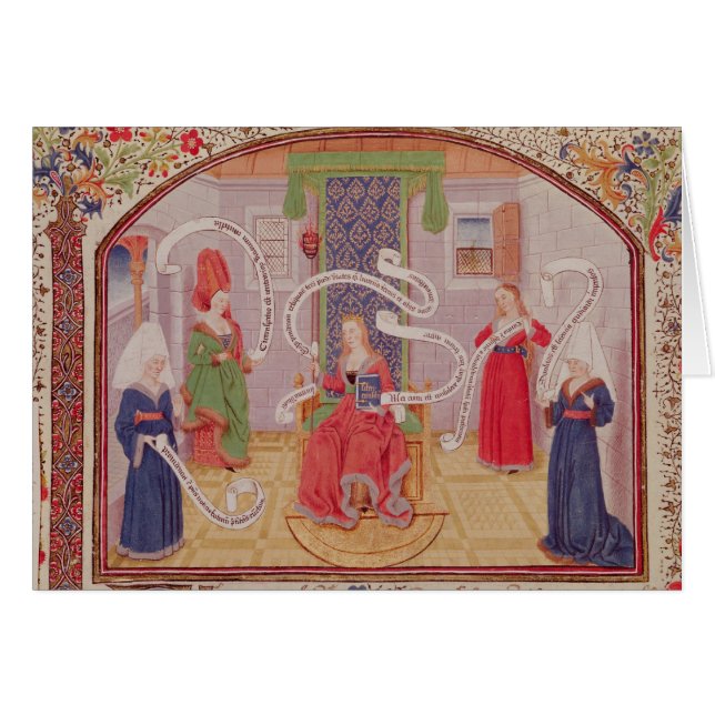 Cartão A teoria de virtudes intelectuais (Frente Horizontal)