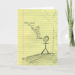 Cartão A Thoughtful Birthday Card