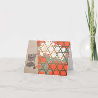 Cartão "A Thousand Grasses 5“ Kamisaka Sekka Ukiyo-E