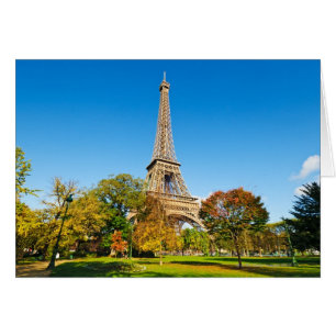 Cartão A torre Eiffel