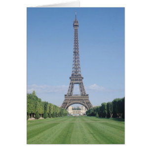 Cartão A torre Eiffel