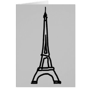 Cartão A Torre Eiffel
