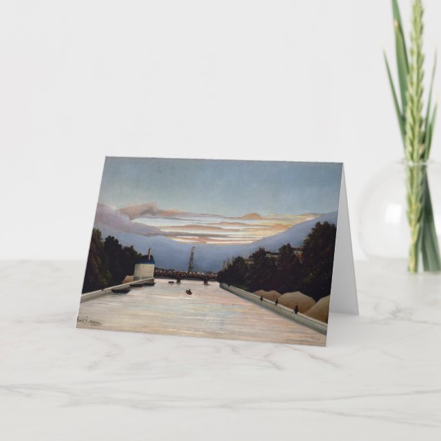 Cartão A Torre Eiffel | Henri Rousseau (Frente)