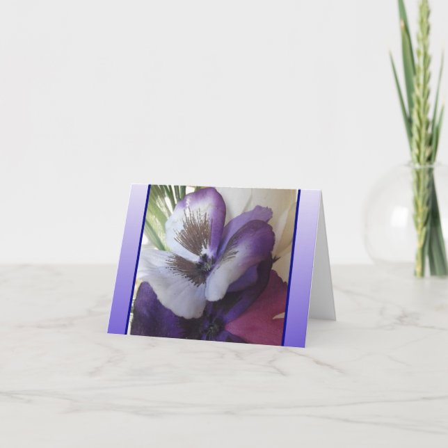 Cartão A Touch of Blue Note Card! (Frente)