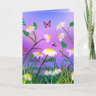Cartão A Touch Of Spring, Birthday Greeting Card